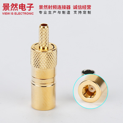 SMB母頭接rg174同軸線連接器
